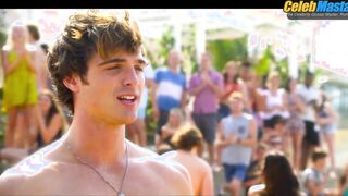 TAYLOR ZAKHAR AND JOEL COURTNEY AND JACOB ELORDI NUDE/SEXY SCENE IN THE KISSING BOOTH 3