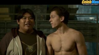 TOM HOLLAND NUDE/SEXY SCENE IN SPIDER-MAN HOMECOMING