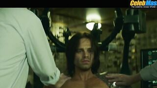 SEBASTIAN STAN NUDE/SEXY SCENE IN CAPTAIN AMERICA THE WINTER SOLDIER