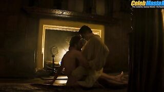 NICHOLAS GALITZINE AND LAURIE DAVIDSON NUDE/SEXY SCENE IN MARY & GEORGE