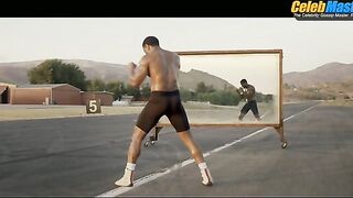 MICHAEL B. JORDAN AND JONATHAN MAJORS NUDE/SEXY SCENE IN CREED III