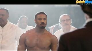 MICHAEL B. JORDAN AND JONATHAN MAJORS NUDE/SEXY SCENE IN CREED III