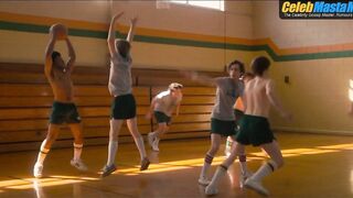 DACRE MONTGOMERY AND CHESTER RUSHING AND JOE KEERY NUDE/SEXY SCENE IN STRANGER THINGS