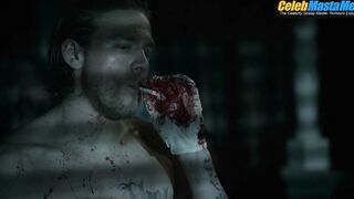 CHARLIE HUNNAM NUDE/SEXY SCENE IN SONS OF ANARCHY