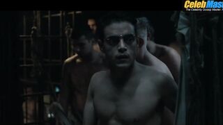 CHARLIE HUNNAM AND RAMI MALEK NUDE/SEXY SCENE IN PAPILLON