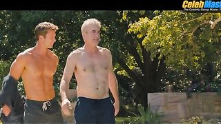GLEN POWELL AND DERMOT MULRONEY NUDE/SEXY SCENE IN ANYONE BUT YOU