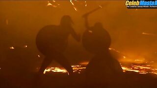 ALEXANDER SKARSGARD AND CLAES BANG NUDE/SEXY SCENE IN THE NORTHMAN