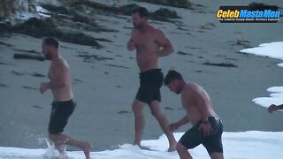 CHRIS HEMSWORTH AND LIAM HEMSWORTH AND LUKE HEMSWORTH NUDE/SEXY SCENE IN LIMITLESS