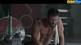 CHRIS HEMSWORTH NUDE/SEXY SCREENSHOT 3 IN THOR RAGNAROK