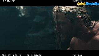 CHRIS HEMSWORTH NUDE/SEXY SCENE IN AVENGERS AGE OF ULTRON