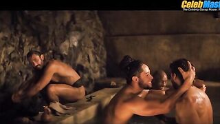 JORDI WEBBER AND DAN HAMILL NUDE/SEXY SCENE IN SPARTACUS HOUSE OF ASHUR