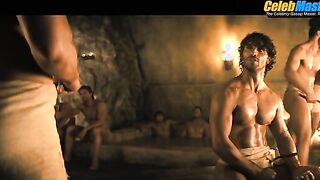 JORDI WEBBER AND DAN HAMILL NUDE/SEXY SCENE IN SPARTACUS HOUSE OF ASHUR