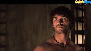 JORDI WEBBER AND GRAHAM VINCENT AND EVANDER BROWN NUDE/SEXY SCENE IN SPARTACUS HOUSE OF ASHUR