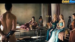NICK E. TARABAY AND JORDI WEBBER AND LOUIS HUNTER AND EVANDER BROWN NUDE/SEXY SCENE IN SPARTACUS HOUSE OF ASHUR