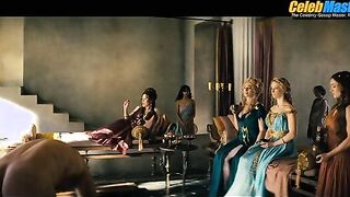 NICK E. TARABAY AND JORDI WEBBER AND LOUIS HUNTER AND EVANDER BROWN NUDE/SEXY SCENE IN SPARTACUS HOUSE OF ASHUR