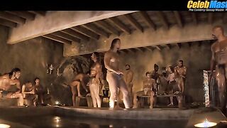 JORDI WEBBER AND LOUIS HUNTER AND GRAHAM VINCENT AND STEPHEN MADSEN AND JOE DAVIDSON NUDE/SEXY SCENE IN SPARTACUS HOUSE OF ASHUR