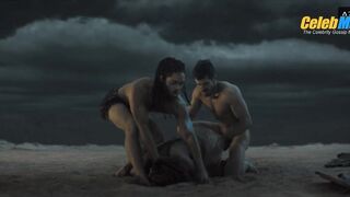 EVANDER BROWN AND GRAHAM MCTAVISH AND UNKNOWN NUDE/SEXY SCENE IN SPARTACUS HOUSE OF ASHUR