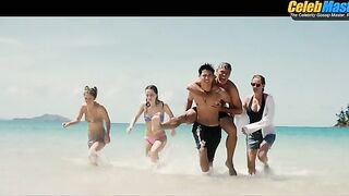 GEORGE CLOONEY AND MAXIME BOUTTIER NUDE/SEXY SCENE IN TICKET TO PARADISE