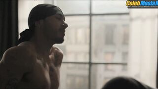 TERRELL CARTER AND RODRIGO ABURTO NUDE/SEXY SCENE IN BEAUTY IN BLACK