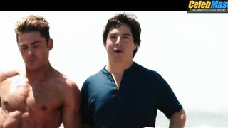 DWAYNE JOHNSON AND ZAC EFRON NUDE/SEXY SCREENSHOT 9 IN BAYWATCH