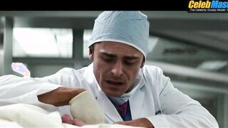 ZAC EFRON AND OSCAR NUNEZ NUDE/SEXY SCENE IN BAYWATCH