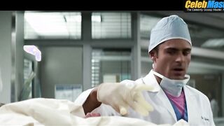 ZAC EFRON AND OSCAR NUNEZ NUDE/SEXY SCREENSHOT 8 IN BAYWATCH