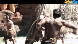 CHADWICK BOSEMAN AND WINSTON DUKE NUDE/SEXY SCENE IN BLACK PANTHER