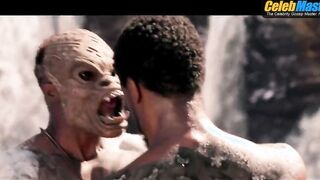 CHADWICK BOSEMAN AND WINSTON DUKE NUDE/SEXY SCENE IN BLACK PANTHER