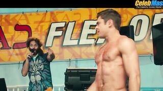 ZAC EFRON AND ROBERT DE NIRO AND JAKE PICKING AND MICHAEL HUDSON NUDE/SEXY SCENE IN DIRTY GRANDPA