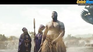 WINSTON DUKE NUDE/SEXY SCENE IN BLACK PANTHER WAKANDA FOREVER