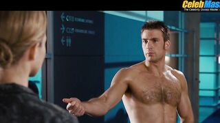 CHRIS EVANS NUDE/SEXY SCENE IN FANTASTIC FOUR RISE OF THE SILVER SURFER