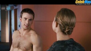 CHRIS EVANS NUDE/SEXY SCENE IN FANTASTIC FOUR RISE OF THE SILVER SURFER