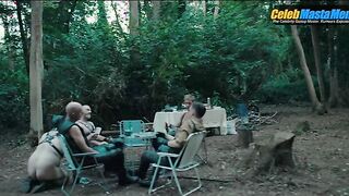 ALEXANDER SKARSGARD AND HARRY MELLING AND JAKE SHEARS AND PAUL TALLIS NUDE/SEXY SCENE IN PILLION