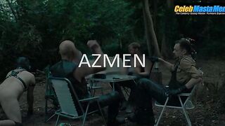 ALEXANDER SKARSGARD AND HARRY MELLING AND JAKE SHEARS AND PAUL TALLIS NUDE/SEXY SCENE IN PILLION