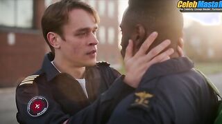 KHEON CLARKE AND THOMAS ELMS NUDE/SEXY SCENE IN SKYMED