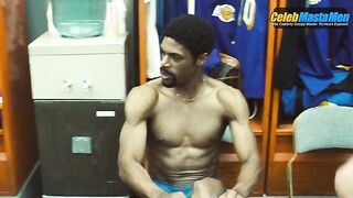 NEWTON MAYENGE AND DEVAUGHN NIXON AND DELANTE DESOUZA AND SOLOMON HUGHES NUDE/SEXY SCENE IN WINNING TIME THE RISE OF THE LAKERS DYNASTY