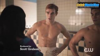 K.J. APA AND CHARLES MELTON AND DREW TANNER NUDE/SEXY SCENE IN RIVERDALE